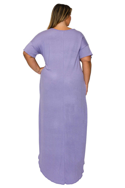 L I V D Women's Plus Size Scarlett Maxi Pocket Dress
