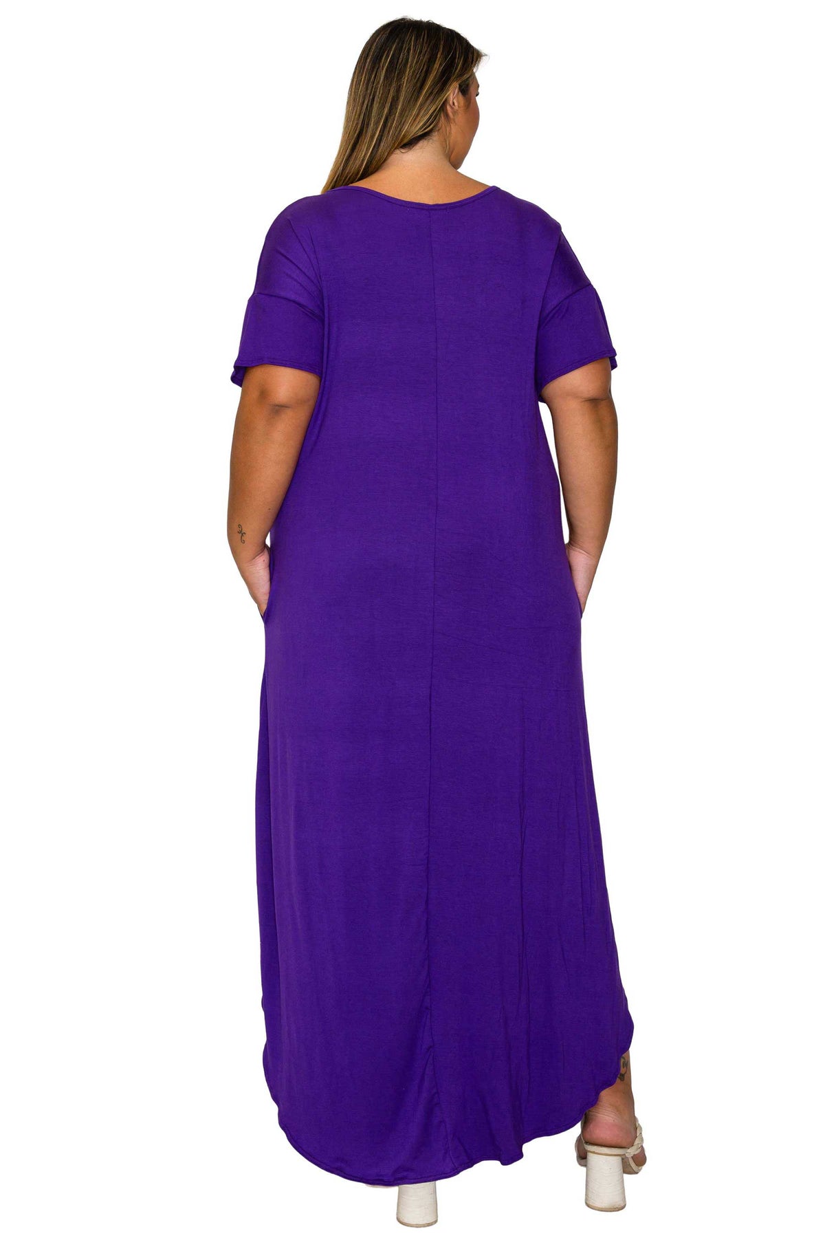 L I V D Women's Plus Size Scarlett Maxi Pocket Dress