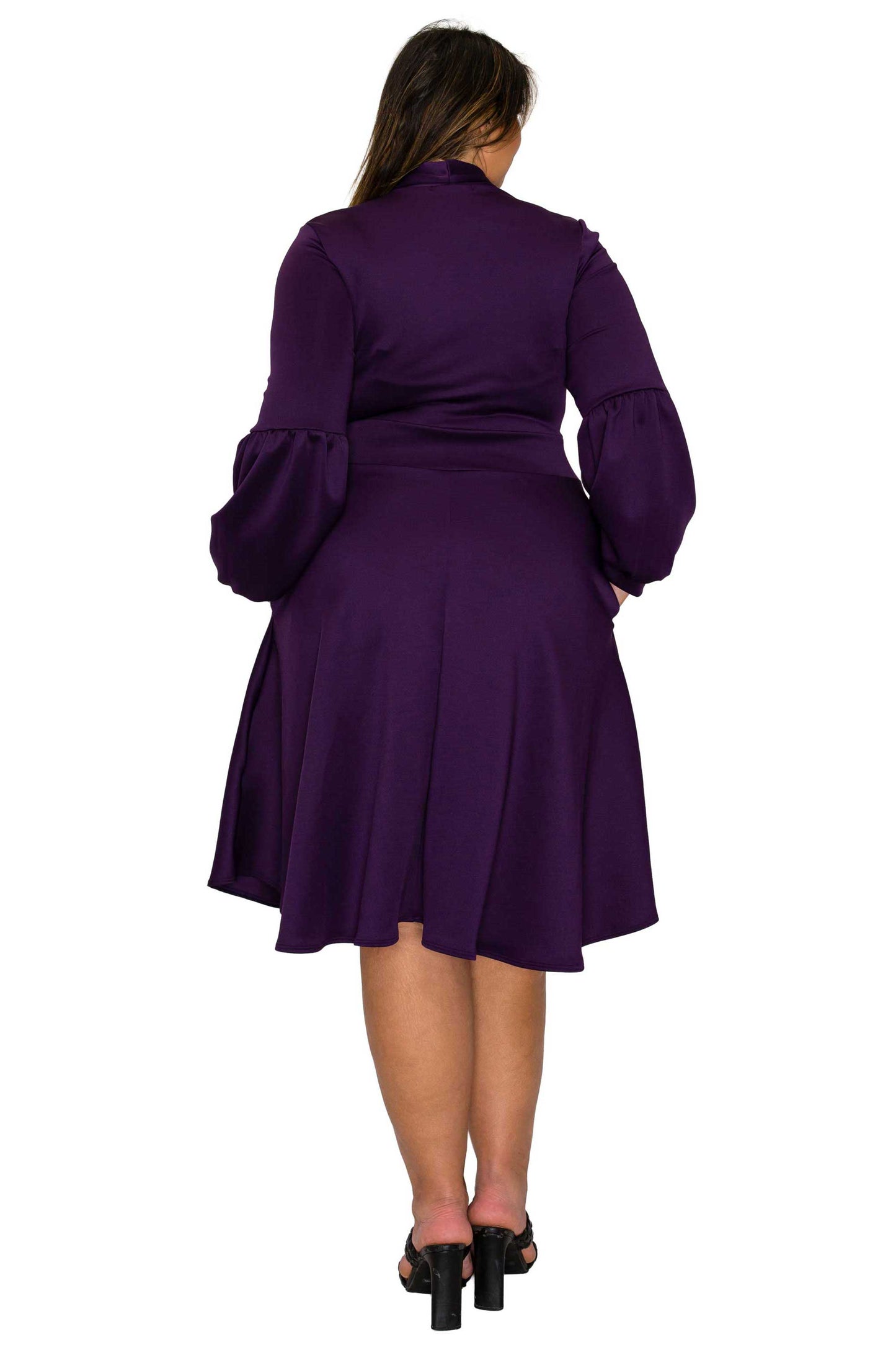 L I V D Women's Plus Size Bekah Flare Pocket Dress