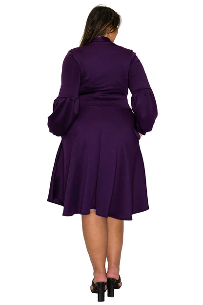 L I V D Women's Plus Size Bekah Flare Pocket Dress