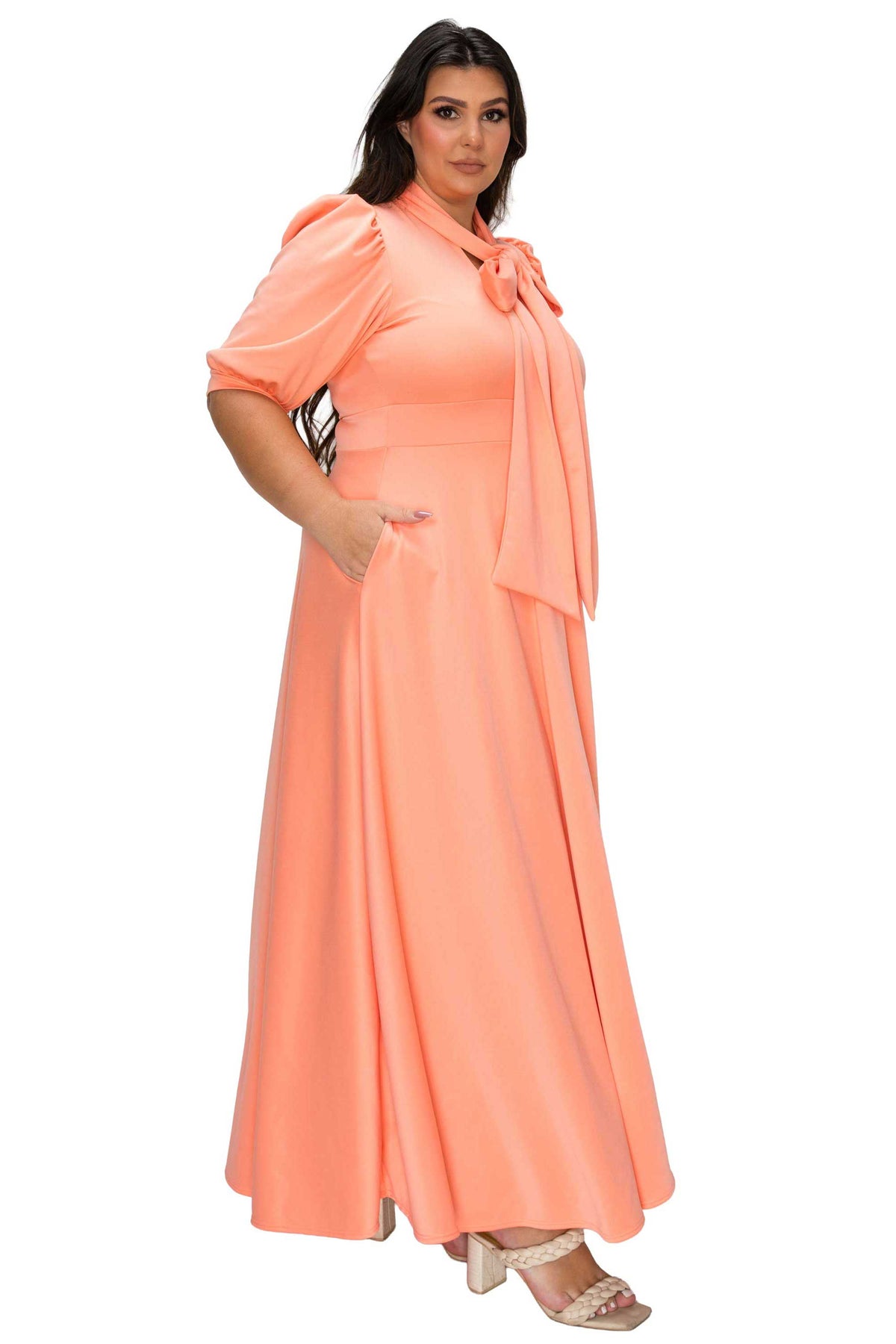 L I V D Women's Plus Size Farrah Donna Pocket Dress