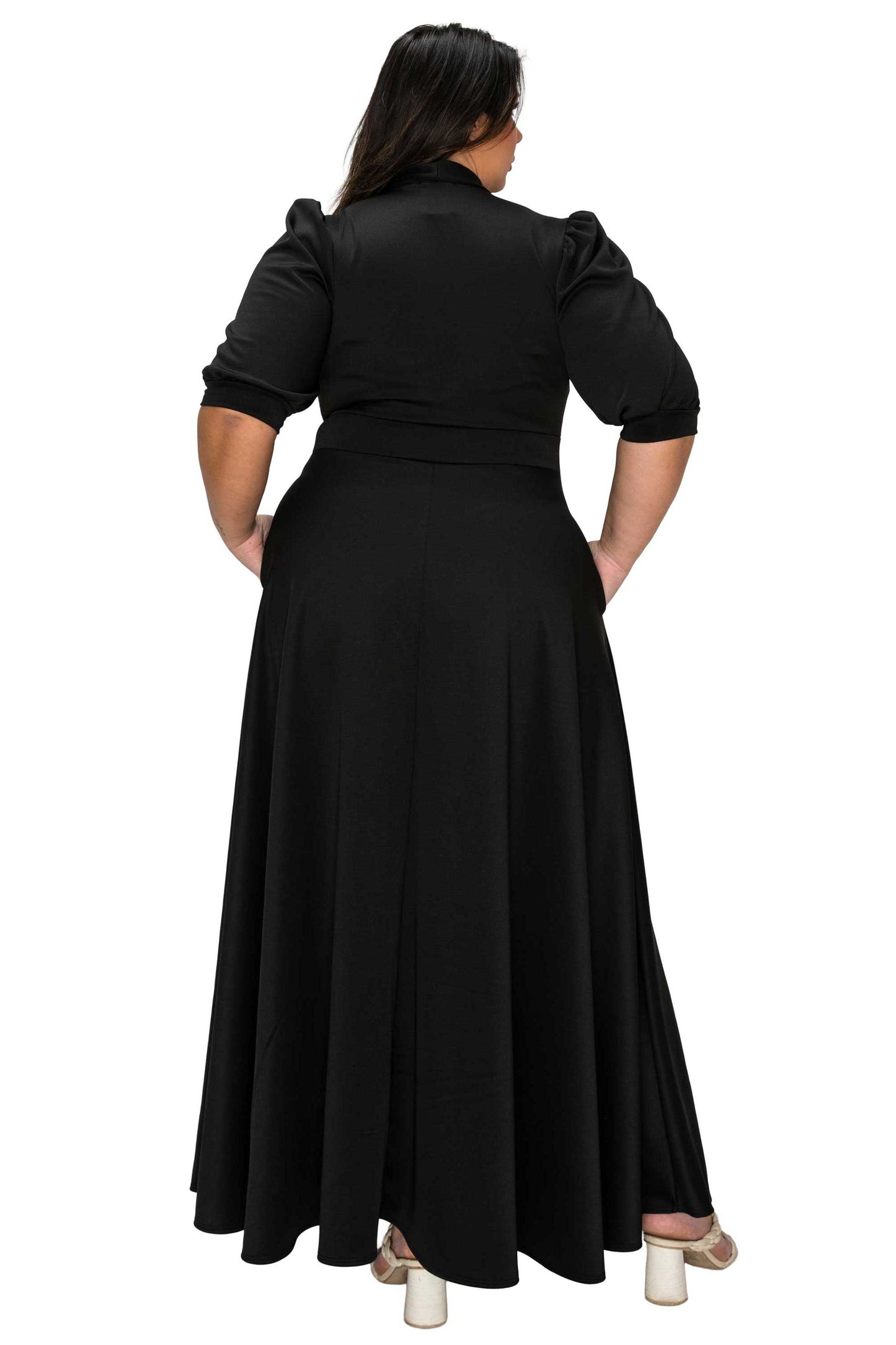 L I V D Women's Plus Size Farrah Donna Pocket Dress