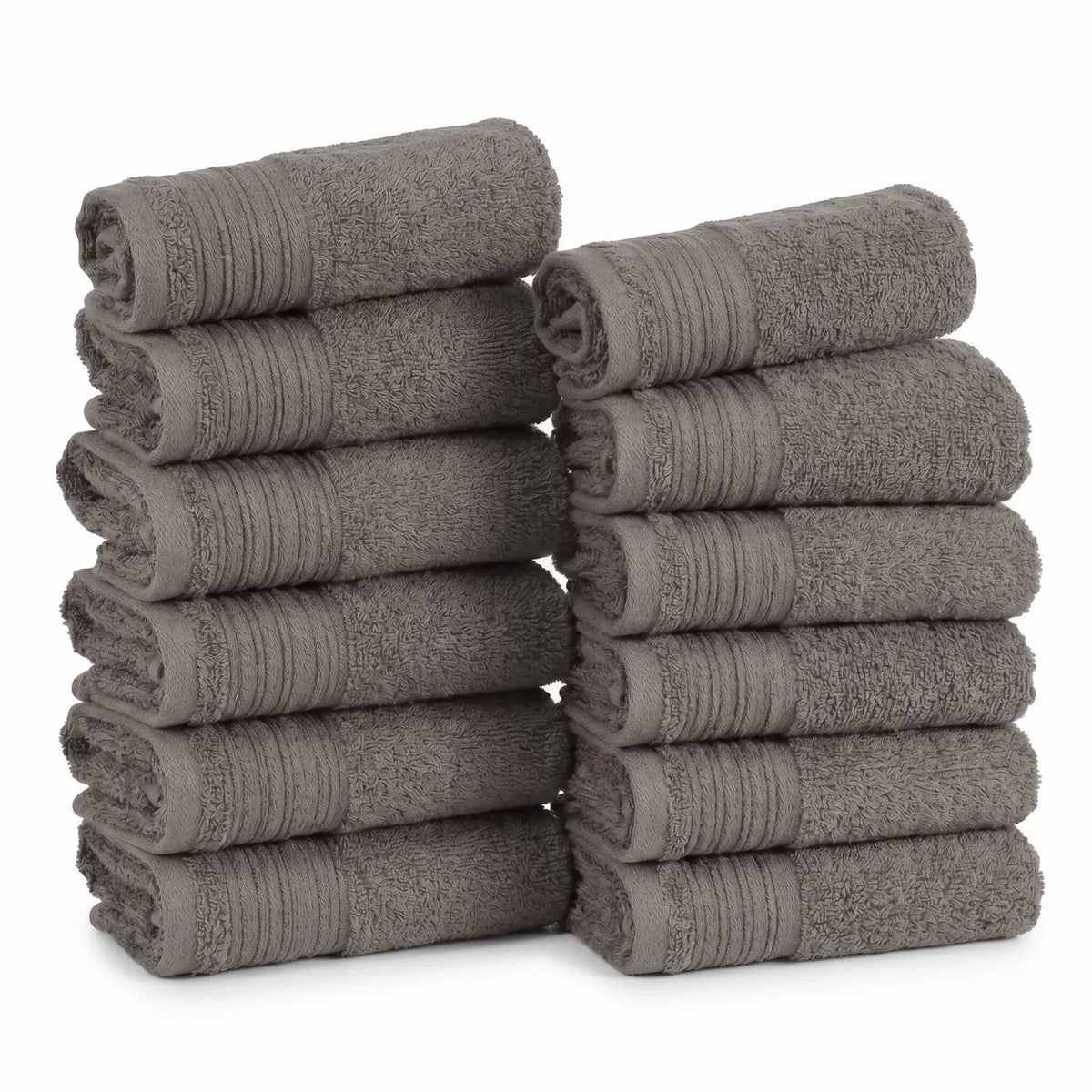Superior "Napa" Zero Twist 100% Cotton Set of 12 Face Towels