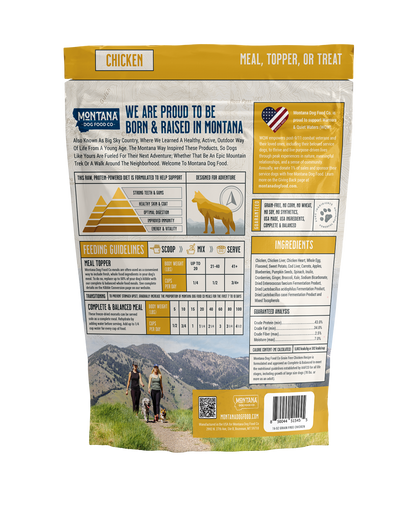Montana Dog Food Co Grain-Free Chicken Freeze-Dried Adventure Fuel Dog Food