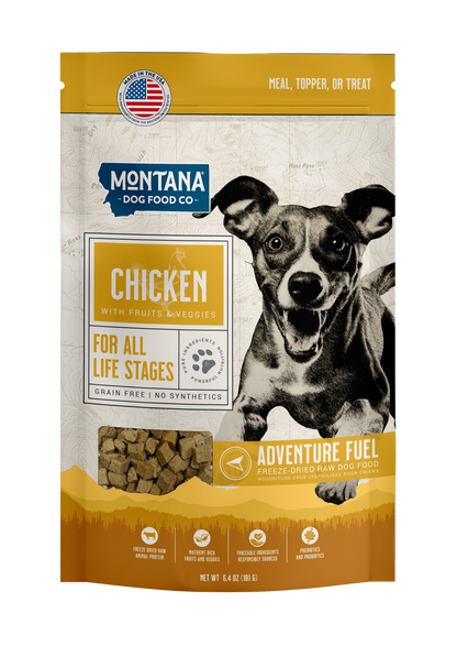 Montana Dog Food Co Grain-Free Chicken Freeze-Dried Adventure Fuel Dog Food