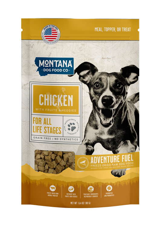 Montana Dog Food Co Grain-Free Chicken Freeze-Dried Adventure Fuel Dog Food
