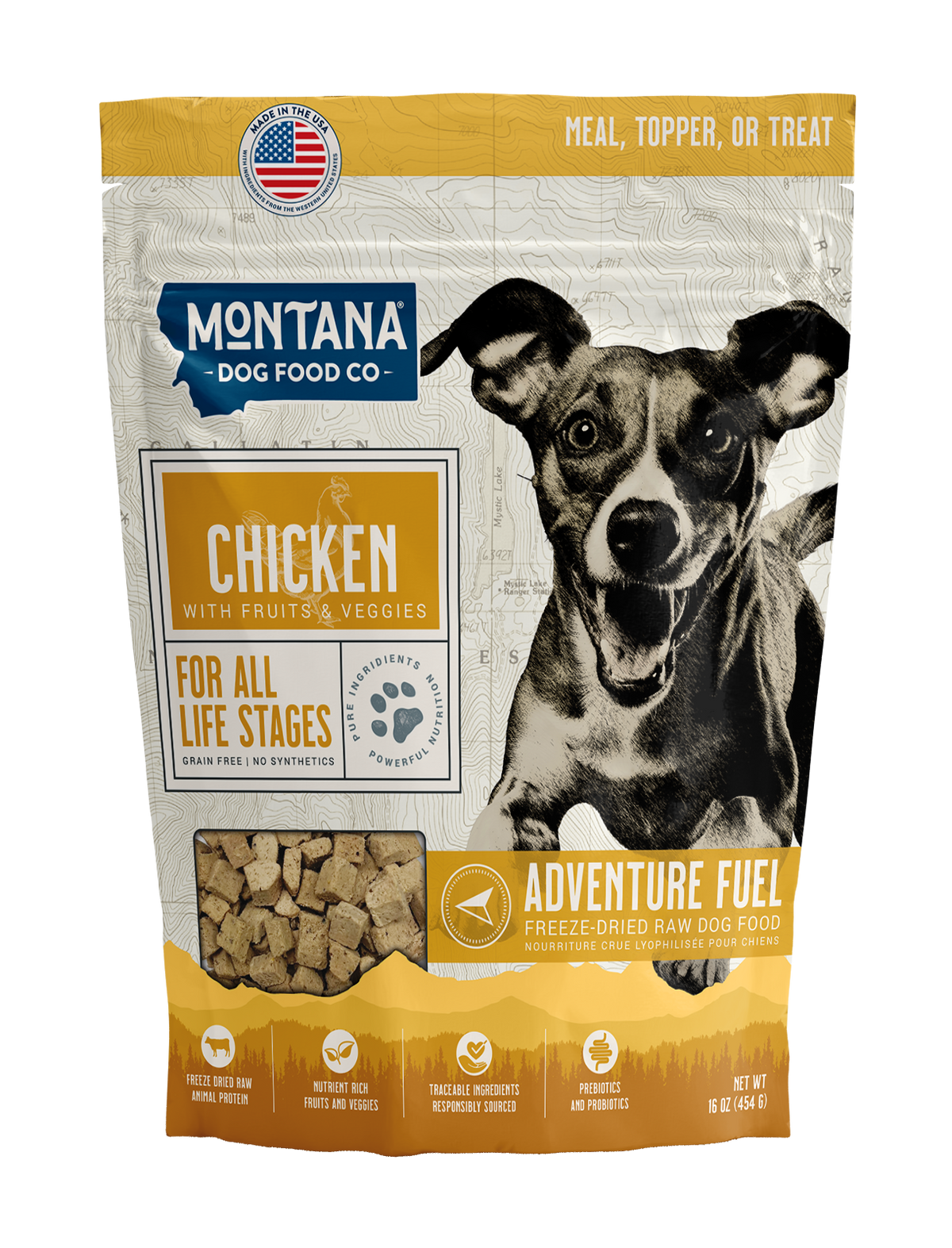 Montana Dog Food Co Grain-Free Chicken Freeze-Dried Adventure Fuel Dog Food