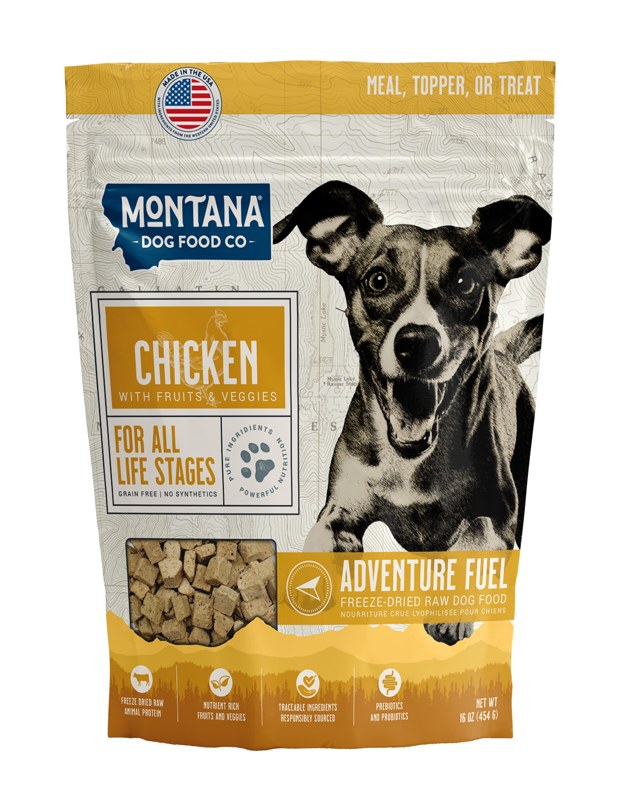 Montana Dog Food Co Grain-Free Chicken Freeze-Dried Adventure Fuel Dog Food