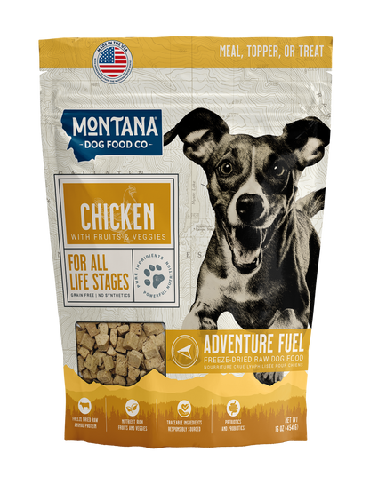 Montana Dog Food Co Grain-Free Chicken Freeze-Dried Adventure Fuel Dog Food