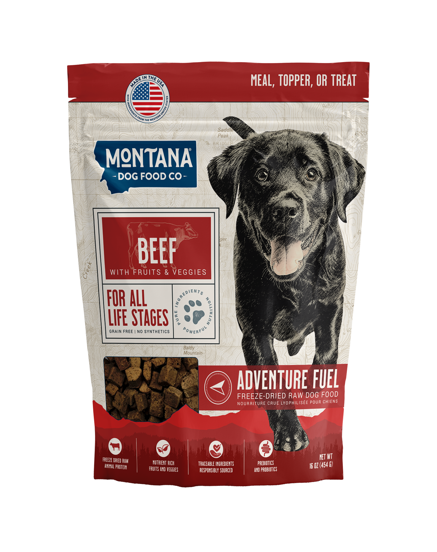 Montana Dog Food Co Grain-Free Freeze-Dried Adventure Fuel Dog Food 3-Pack