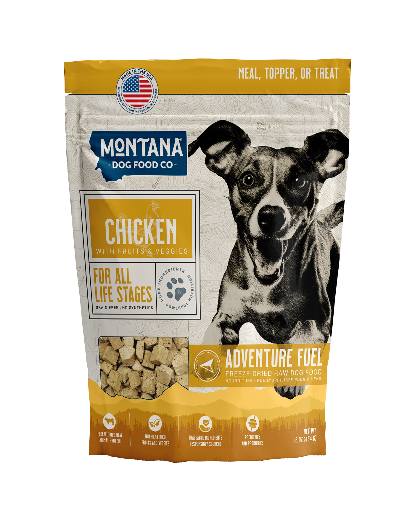Montana Dog Food Co Grain-Free Freeze-Dried Adventure Fuel Dog Food 3-Pack