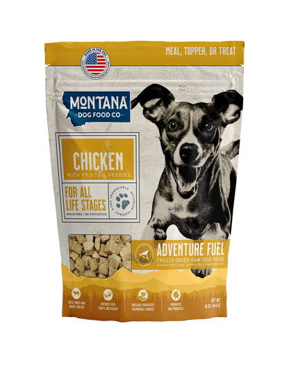 Montana Dog Food Co Grain-Free Freeze-Dried Adventure Fuel Dog Food 3-Pack