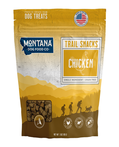 Montana Dog Food Co Chicken Breast Freeze-Dried Dog Treats 3oz