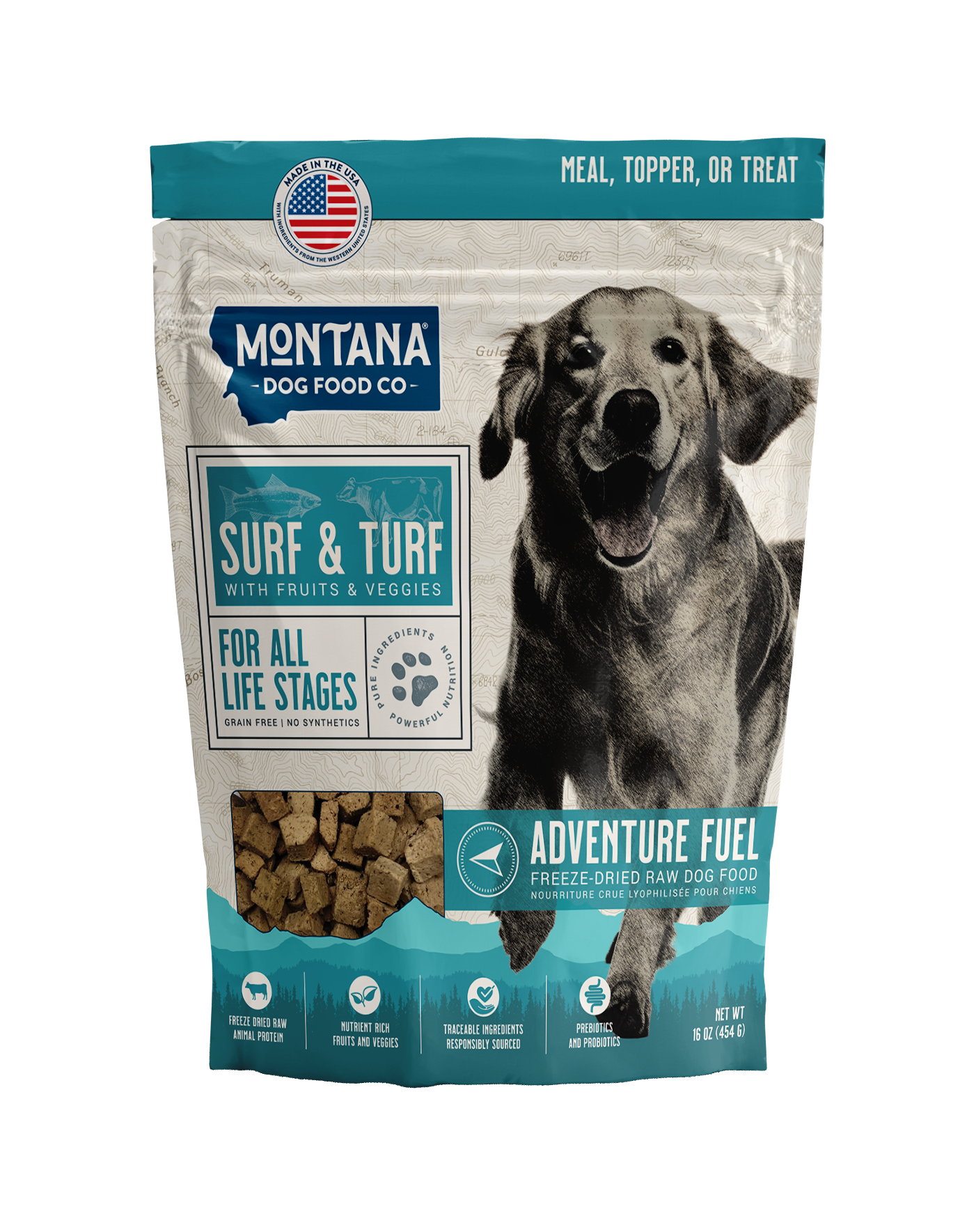 Montana Dog Food Co Grain-Free Freeze-Dried Adventure Fuel Dog Food 3-Pack