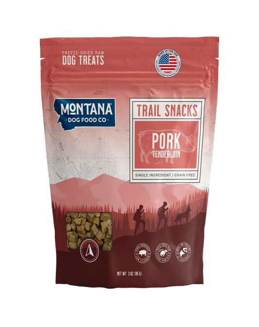 Montana Dog Food Co Pork Tenderloin Freeze-Dried Dog Treats 3oz
