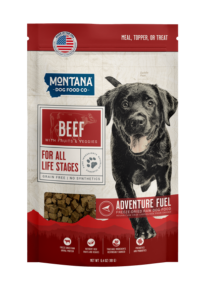 Montana Dog Food Co Grain-Free Beef Freeze-Dried Adventure Fuel Dog Food