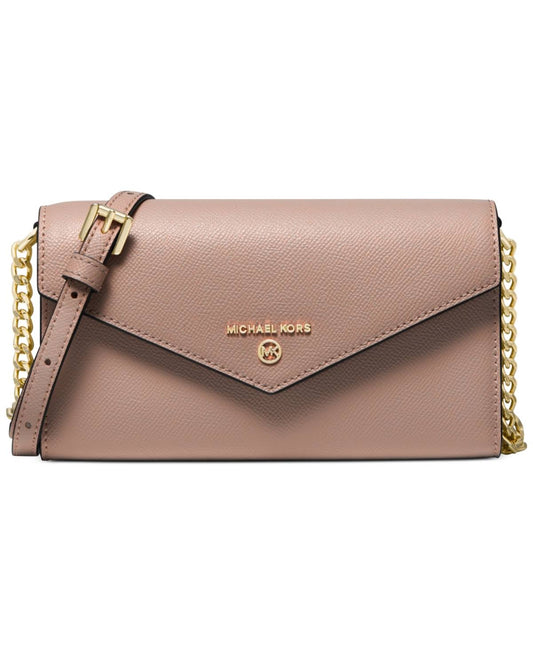 Michael Kors Soft Pink Jet Set Charm Envelope Phone Crossbody