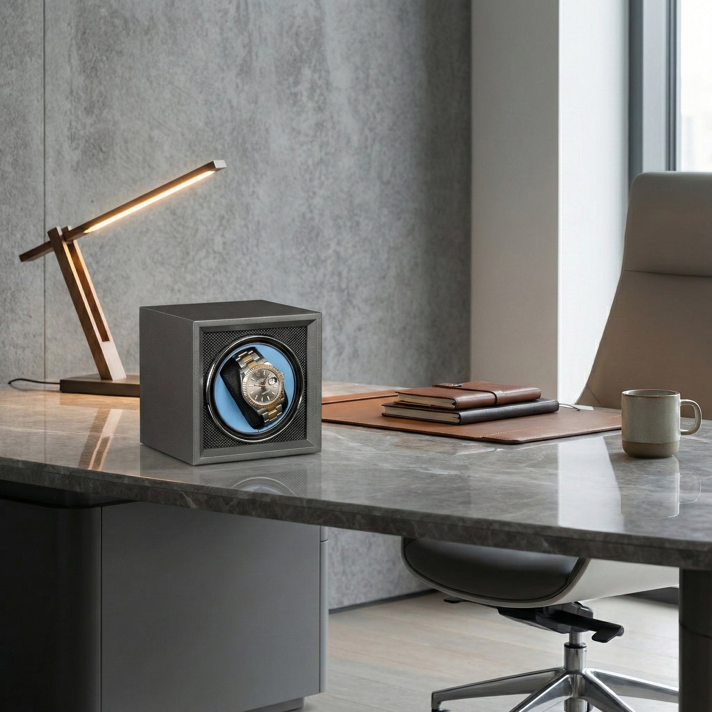 Mainspring Oxford Guardian Choice of Color 1-Slot Watch Winder