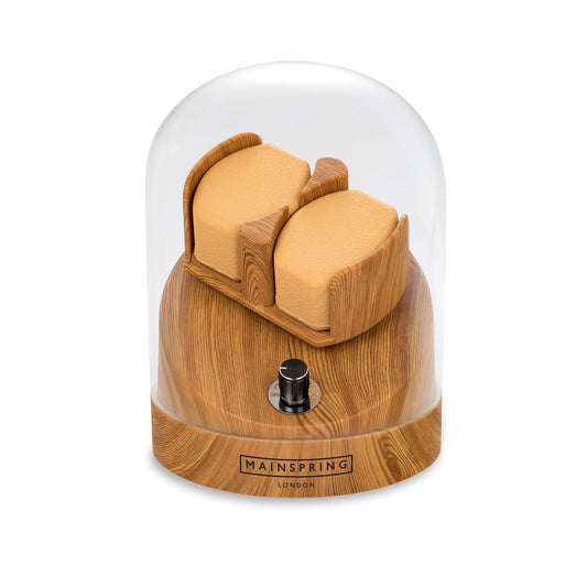Mainspring Astronomy Observatory 2-Slot Watch Winder
