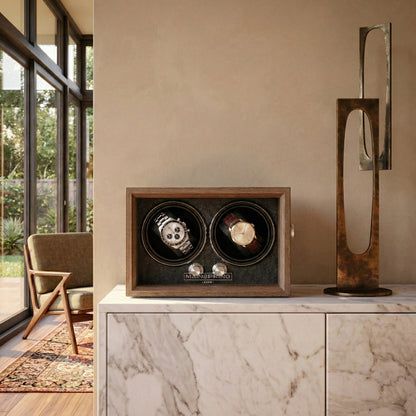 Mainspring Oxford Guardian 2-Slot Watch Winder