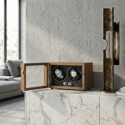 Mainspring Oxford Guardian 2-Slot Watch Winder