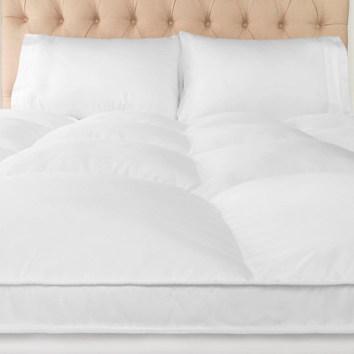 Superior Brushed Microfiber Down Alternative 2 Inch Mattress Topper