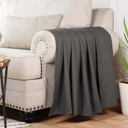 Superior Metro 100% Cotton All-Season Lightweight Blanket