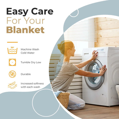 Superior Metro 100% Cotton All-Season Lightweight Blanket