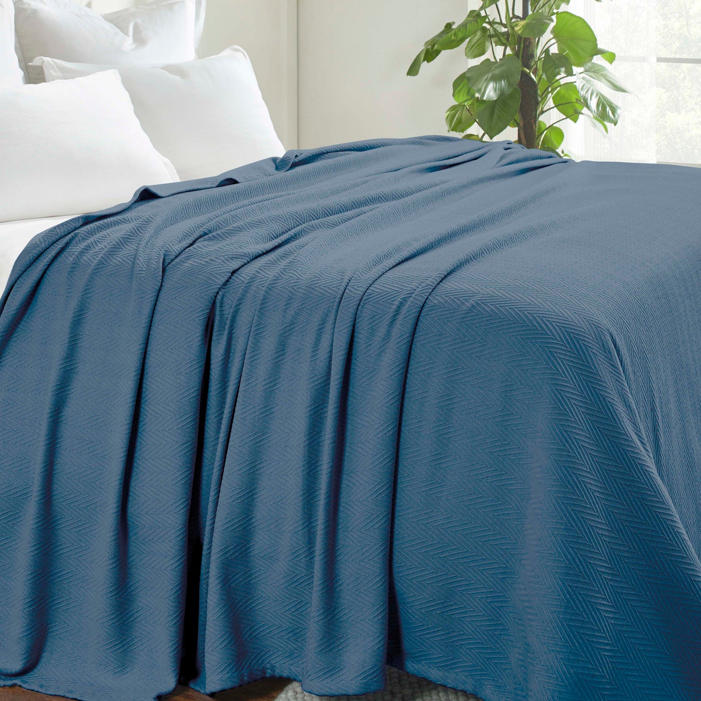 Superior Metro 100% Cotton All-Season Lightweight Blanket