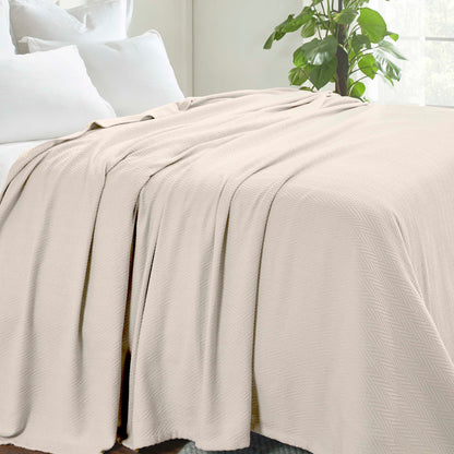 Superior Metro 100% Cotton All-Season Lightweight Blanket