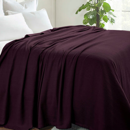 Superior Metro 100% Cotton All-Season Lightweight Blanket