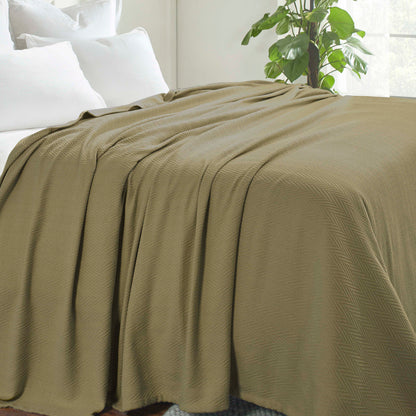 Superior Metro 100% Cotton All-Season Lightweight Blanket