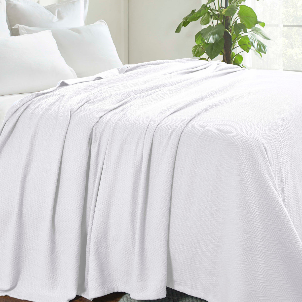 Superior Metro 100% Cotton All-Season Lightweight Blanket
