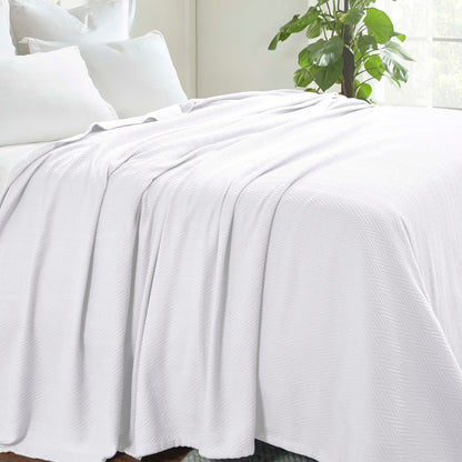 Superior Metro 100% Cotton All-Season Lightweight Blanket