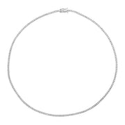 Morris & David 14K Gold 2.00ctw Diamond Tennis Necklace 16"