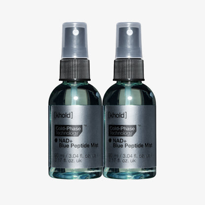 Khold Skincare NAD+ Blue Peptide Mist Duo