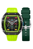 Nubeo Men's 48mm Magellan Space Invaders Limited Edition Strap Watch