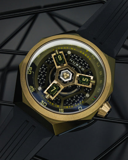 Nubeo Men's 48mm Skylab Automatic Limited Edition Interchangeable Strap Watch