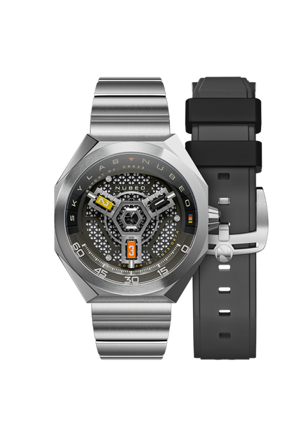 Nubeo Men's 48mm Skylab Automatic Interchangeable Bracelet Watch