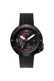Nubeo Men's 50mm Cassini Space Invaders Automatic Limited Edition Black Strap Watch