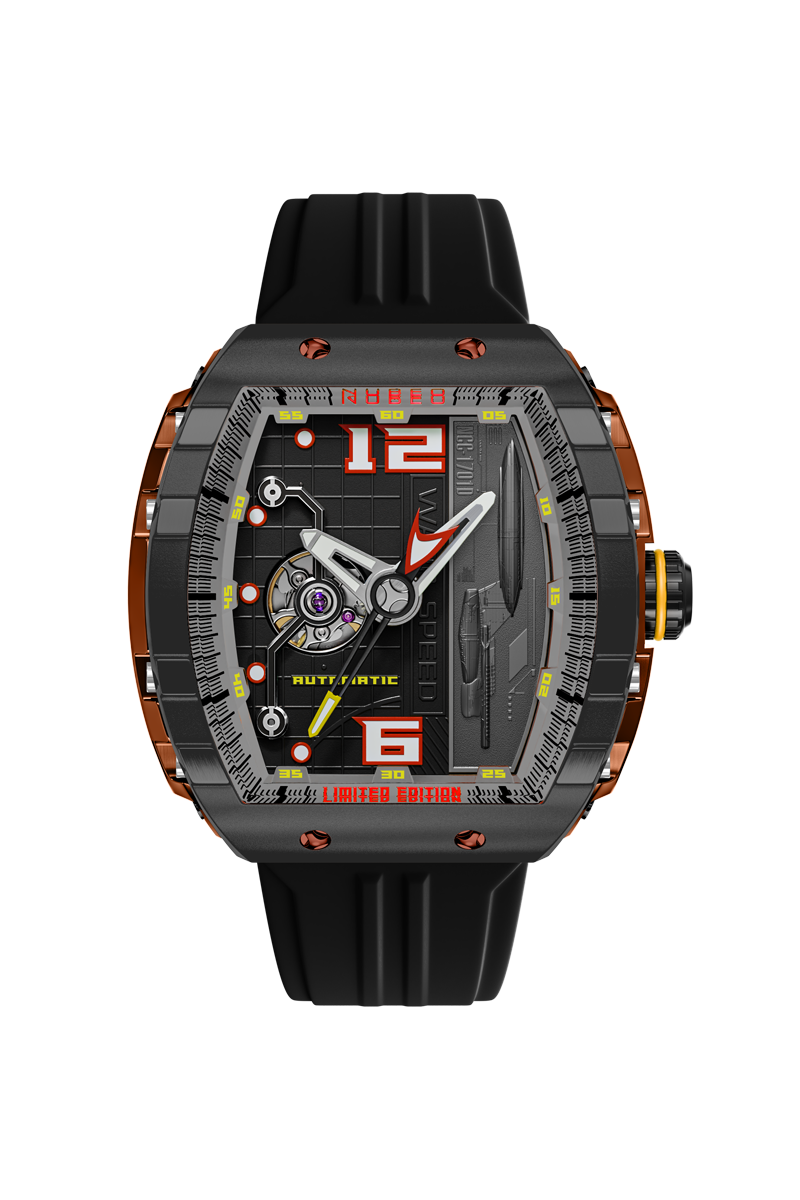Nubeo Men's 48mm Magellan Star Trek Warp Speed Automatic Limited Edition Watch