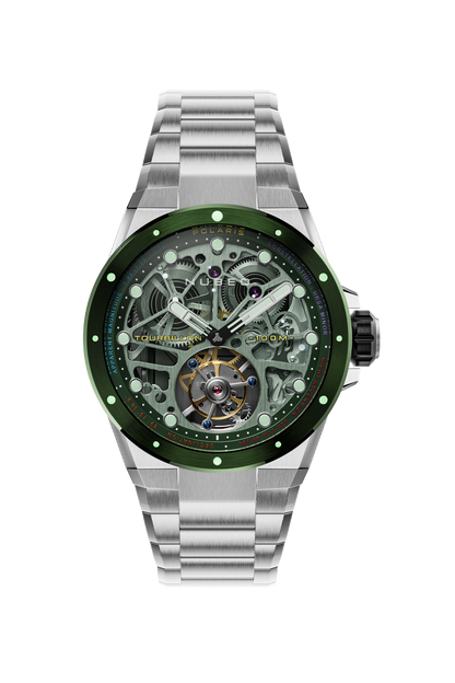 Nubeo Men's 46mm Polaris Tourbillion Mechanical Limited Edition Skeletonized Watch