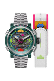 Nubeo Men's 50mm Orion Automatic Space Invaders Lmt Ed Interchangeable Bracelet Watch