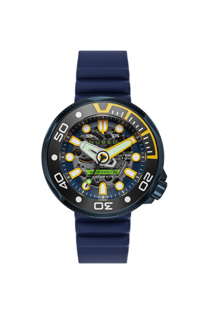 Nubeo Men's 50mm Ventana Automatic Limited Edition Skeletonized Strap Watch