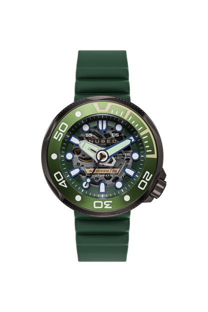 Nubeo Men's 50mm Ventana Automatic Limited Edition Skeletonized Strap Watch