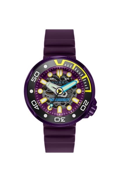 Nubeo Men's 50mm Ventana Automatic Limited Edition Skeletonized Strap Watch