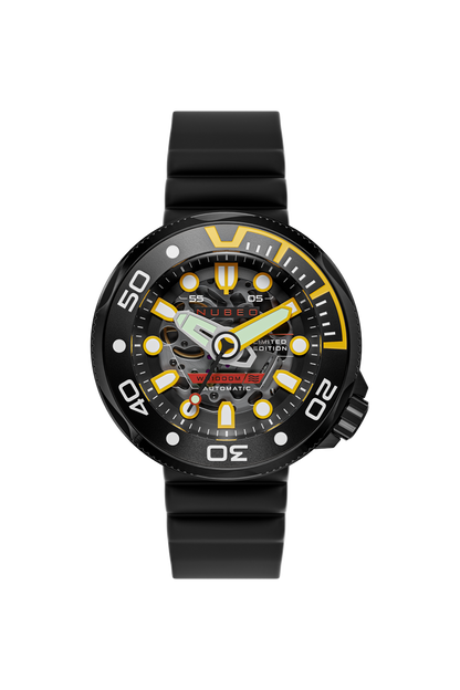 Nubeo Men's 50mm Ventana Automatic Limited Edition Skeletonized Strap Watch