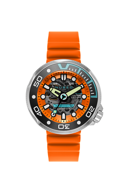 Nubeo Men's 50mm Ventana Automatic Limited Edition Skeletonized Strap Watch