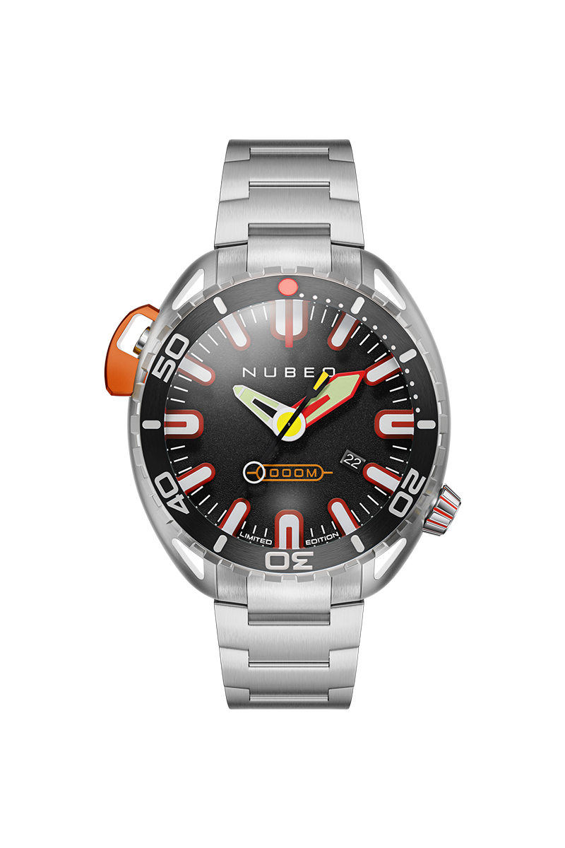 Nubeo Men's 50mm Aluminaut Automatic Limited Edition Bracelet Watch