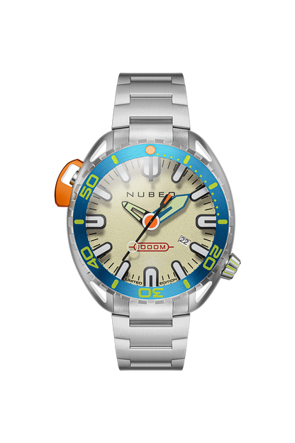 Nubeo Men's 50mm Aluminaut Automatic Limited Edition Bracelet Watch